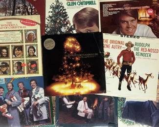 Mixed Lot Vinyl Christmas Records