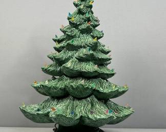 1970s Howell Molds Ceramic Christmas Tree