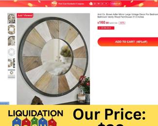 πͺβ¨ Farmhouse Style Steal! β¨πͺ
This First And Co. Brown Adler Large Vintage Farmhouse Mirror (31.5β) sells for up to $160 online β but you can grab it for ONLY $20 at Liquidation Popup! π±
Perfect for bedrooms, bathrooms, entryways, or any space that needs a rustic touch.
ποΈ $20 Sale + Mattress Sale
π Sunday, September 7th, 2025 | 1-3 PM
π 55515 850 Rd, Pierce, NE 68767 (7 miles north of Norfolk)
π³ We accept Cards β’ Venmo β’ Cash β’ Afterpay
π₯ Hurry β quantities are limited! π₯