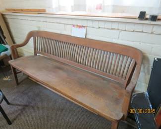 Antique School Bench