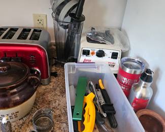 Toaster, Blender, Kitchen Utensils