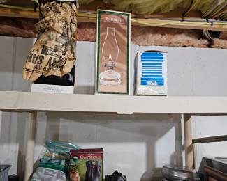 Oil Lamp, First Aid Kit, Camping Supplies