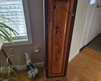 Tall Wooden Cabinet, Dust Buster