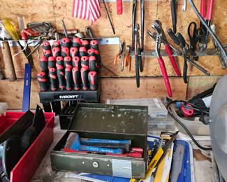 Workbench Tools, Sawzall Blades, Screwdrivers