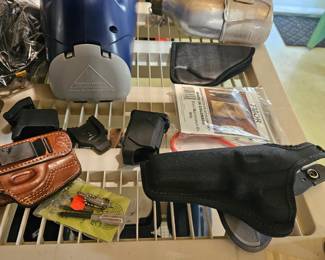 Gun Holsters, Canteen, Speed Loader