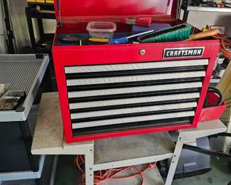 Craftsman Tool Chest, Rolling Metal Cart