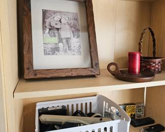 Candle Holder, Office Supplies, Basket, Framed Photo