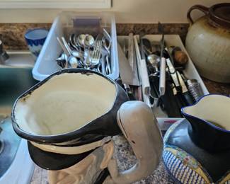 Kitchen Utensils, Cutlery, Pitcher, Mug
