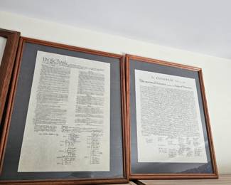 Framed Declaration of Independence Print