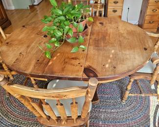 Wood Kitchen Table and Chairs