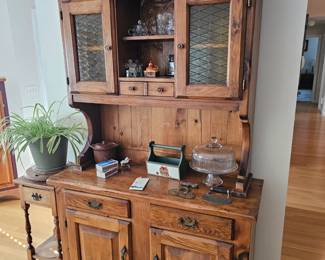 Wooden Dining Room Hutch