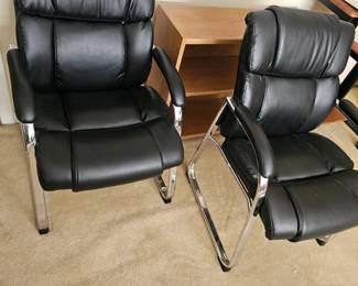 Black Leather Office Chairs