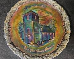 1971 "Christmas in America" Plate - Fenton