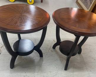 Pr Round End Tables 