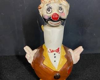 Ceramic Clown Decanter