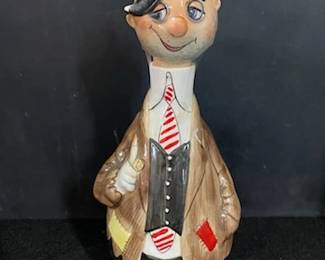 Ceramic Hobo Liquor Decanter