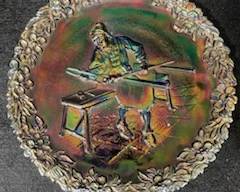 "Craftsman Series " Plate - Fenton