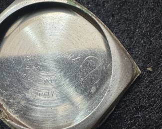 1940'S BENRUS MECHANICAL TANK WATCH WITH SUBDIAL 