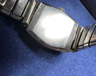 1940'S BENRUS MECHANICAL TANK WATCH WITH SUBDIAL 