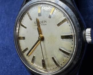GRUEN 17 JEWEL VERI-THIN MECHANICAL WATCH, CIRCA 1968
