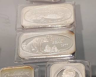 1oz 999 silver art bar