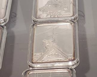 1oz 999 silver art bar