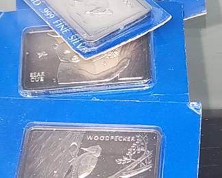 1oz 999 silver art bar