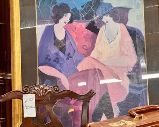 Framed Tarkay Lithograph