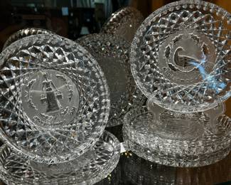Vintage Waterford Crystal Annual collectible Christmas plates