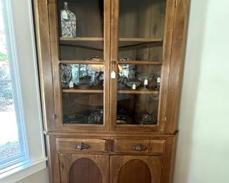 Beautiful Antique Corner Cabinet