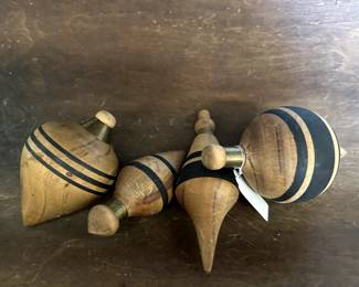 Antique Spinning Tops
