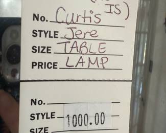 Curtis Jere Table Lamp