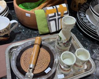 Silver tray