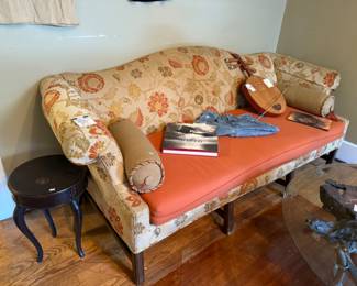 Vintage Chinese Yuegin Instrument, Vintage Sofa 