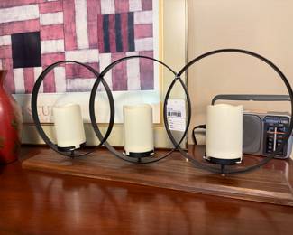 3 Pillar Candle Holder