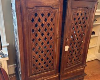Balinese Style Wood Wardrobe (WL)