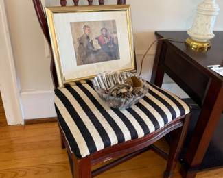 Wooden Chair, Wall Art, Misc Jewelry 