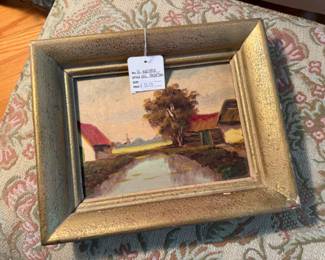 H Wester Oil Painting 