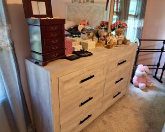 Dresser with mirror