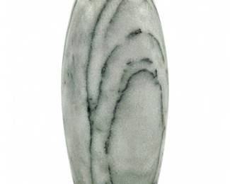 White Marble Vase with Veining
