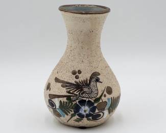 Tonala Mexico Signed Pottery Vase