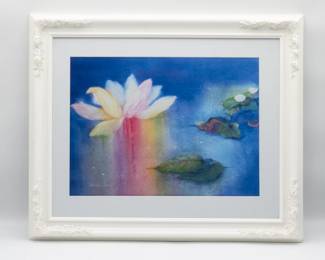 Fine Art Print Reproduction of Brenda Boles Painting in Frame