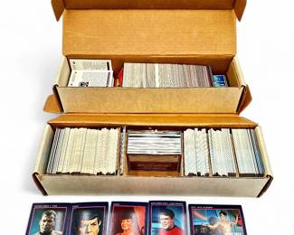 Collector Cards Featuring Star Trek & Desert Storm