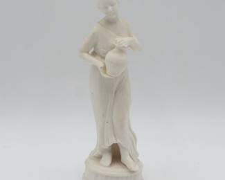 Lenwile Ardalt Japan Bisque Porcelain Woman Figurine