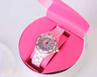 Isaac Mizrahi Live Ceramic Watch