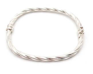 925 Sterling Silver Twisting Cuff Bracelet