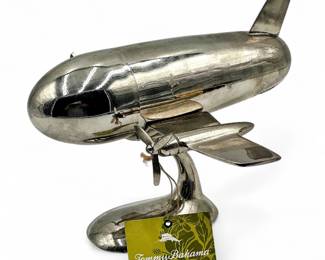 Tommy Bahama Airplane Cocktail Shaker with Stand