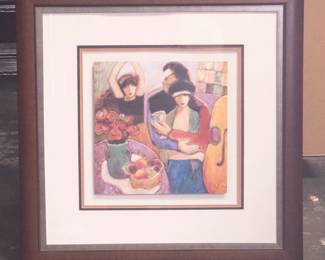 "Cafe Tipitina" by Lisa Linch Framed Fine Art Print