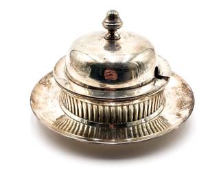 Vintage Silver Plated Butter Dish With Lid