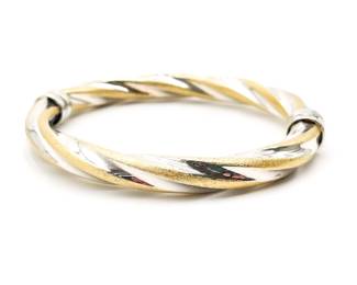 925 Sterling Silver Twisting Cuff Bracelet